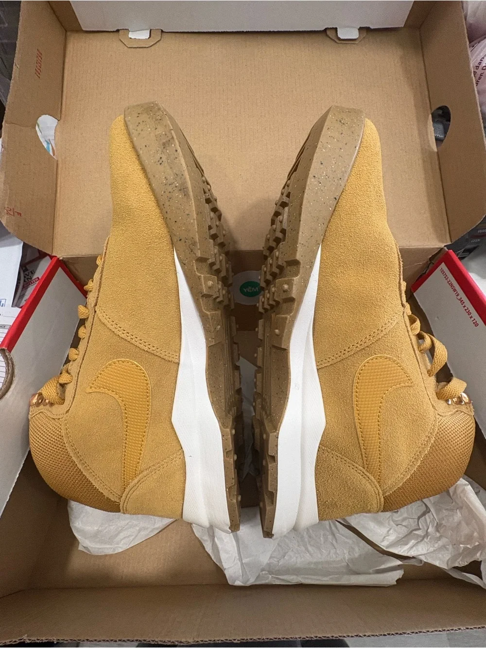Nike Tan Suede High-Top Sneakers BNWT M size 8.